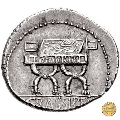 356/1 - denario P. Furius Crassipes 84 BC (Roma)