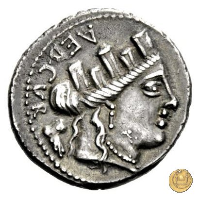 356/1 - denario P. Furius Crassipes 84 BC (Roma)