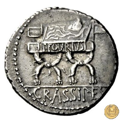 356/1 - denario P. Furius Crassipes 84 BC (Roma)