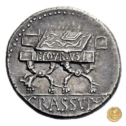 356/1 - denario P. Furius Crassipes 84 BC (Roma)