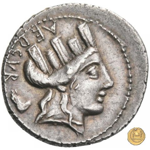 356/1 - denario P. Furius Crassipes 84 BC (Roma)