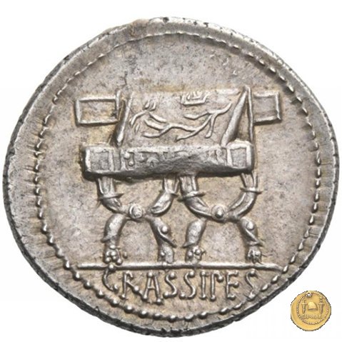 356/1 - denario P. Furius Crassipes 84 BC (Roma)