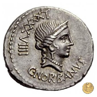 357/1 - denario C. Norbanus 83 BC (Roma)