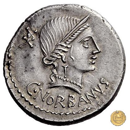 357/1 - denario C. Norbanus 83 BC (Roma)