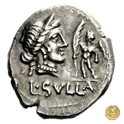 359/2 - denario L. Cornelius L.f.P.n. Sulla Felix 84-83 BC (Itinerante con Silla)