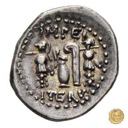 359/2 - denario L. Cornelius L.f.P.n. Sulla Felix 84-83 BC (Itinerante con Silla)