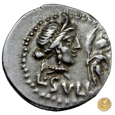 359/2 - denario L. Cornelius L.f.P.n. Sulla Felix 84-83 BC (Itinerante con Silla)