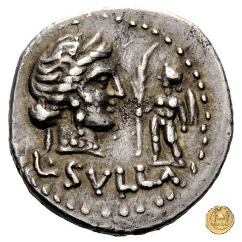 359/2 - denario L. Cornelius L.f.P.n. Sulla Felix 84-83 BC (Itinerante con Silla)