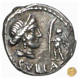 359/2 - denario L. Cornelius L.f.P.n. Sulla Felix 84-83 BC (Itinerante con Silla)