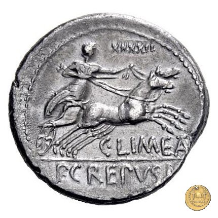 360/1 - denario L. Marcius Censorinus / P. Crepusius / C. Limetanus 82 BC (Roma)