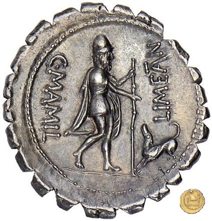 362/1 - denario C. Mamilius Limetanus 82 BC (Roma)