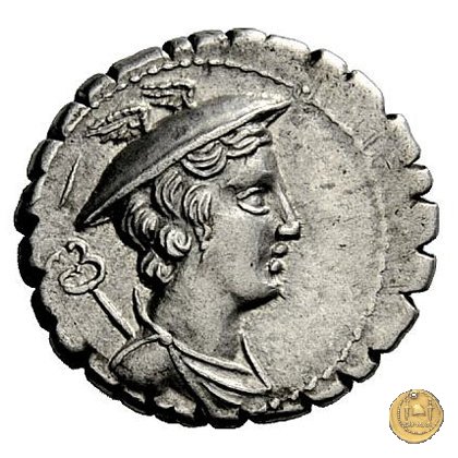 362/1 - denario C. Mamilius Limetanus 82 BC (Roma)