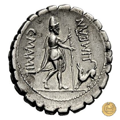 362/1 - denario C. Mamilius Limetanus 82 BC (Roma)