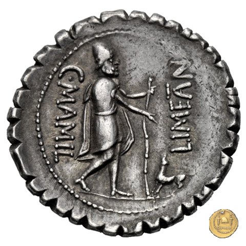 362/1 - denario C. Mamilius Limetanus 82 BC (Roma)