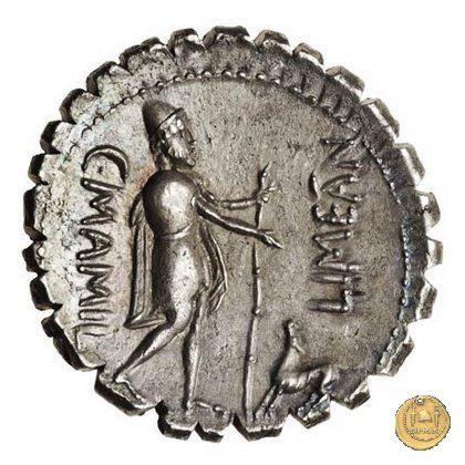 362/1 - denario C. Mamilius Limetanus 82 BC (Roma)