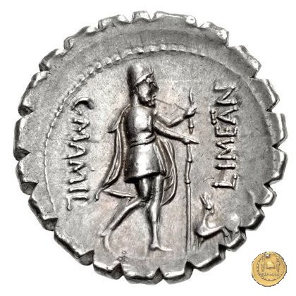 362/1 - denario C. Mamilius Limetanus 82 a.C. (Roma)