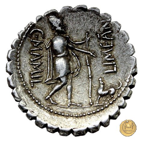 362/1 - denario C. Mamilius Limetanus 82 BC (Roma)