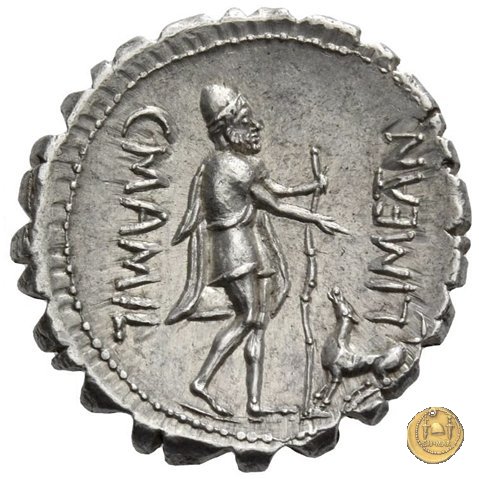 362/1 - denario C. Mamilius Limetanus 82 BC (Roma)