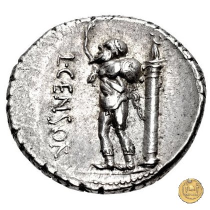 363/1 - denario L. Marcius Censorinus 82 BC (Roma)