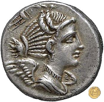 365/1 - denario C. Valerius C.f.L.n. Flaccus 82 BC (Massalia)