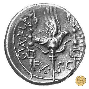 365/1 - denario C. Valerius C.f.L.n. Flaccus 82 BC (Massalia)