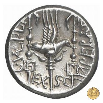 365/1 - denario C. Valerius C.f.L.n. Flaccus 82 BC (Massalia)