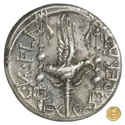 365/1 - denario C. Valerius C.f.L.n. Flaccus 82 BC (Massalia)