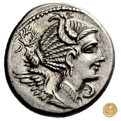 365/1 - denario C. Valerius C.f.L.n. Flaccus 82 BC (Massalia)