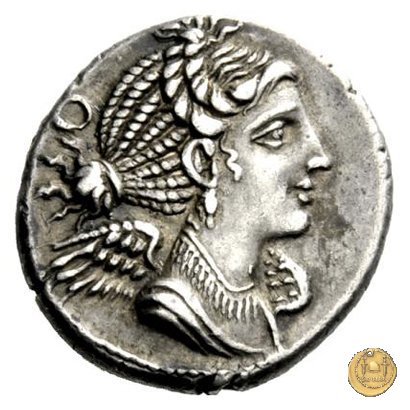 365/1 - denario C. Valerius C.f.L.n. Flaccus 82 BC (Massalia)