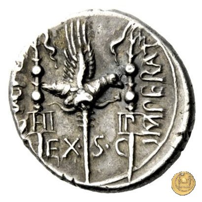 365/1 - denario C. Valerius C.f.L.n. Flaccus 82 BC (Massalia)