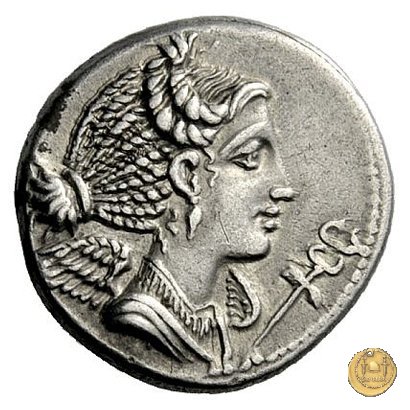 365/1 - denario C. Valerius C.f.L.n. Flaccus 82 BC (Massalia)