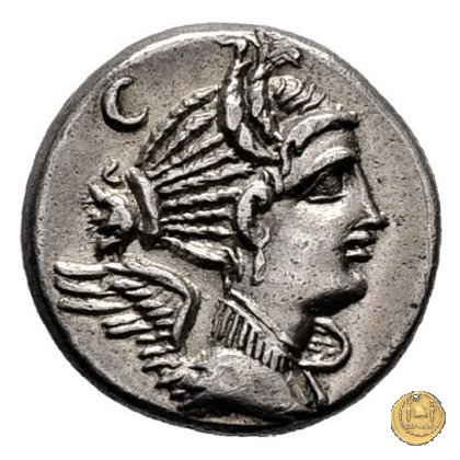 365/1 - denario C. Valerius C.f.L.n. Flaccus 82 BC (Massalia)