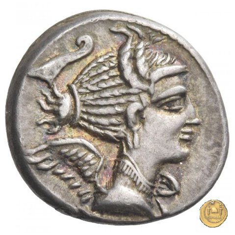 365/1 - denario C. Valerius C.f.L.n. Flaccus 82 BC (Massalia)