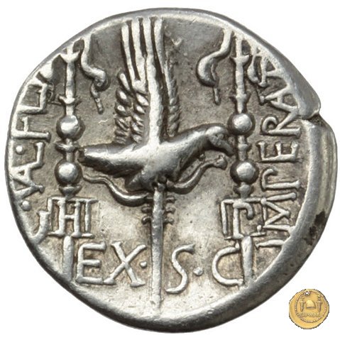 365/1 - denario C. Valerius C.f.L.n. Flaccus 82 BC (Massalia)