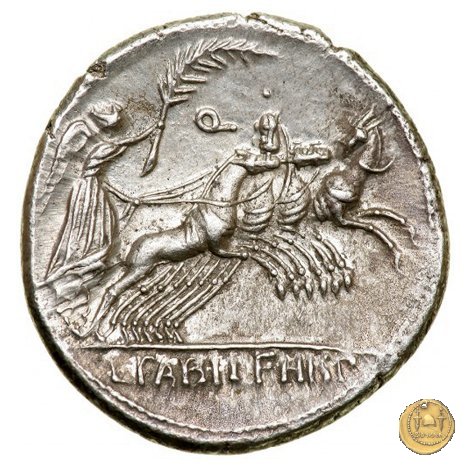 366/1 - denario C. Annius T.f.Tn. / L. Fabius L.f. Hispaniensis 82-81 BC (Nord Italia)