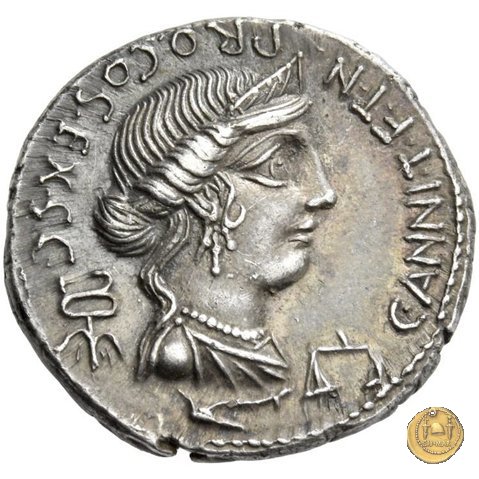 366/1 - denario C. Annius T.f.Tn. / L. Fabius L.f. Hispaniensis 82-81 BC (Nord Italia)