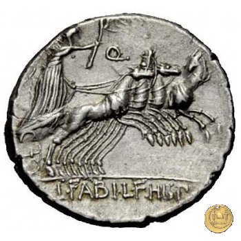 366/1 - denario C. Annius T.f.Tn. / L. Fabius L.f. Hispaniensis 82-81 BC (Nord Italia)