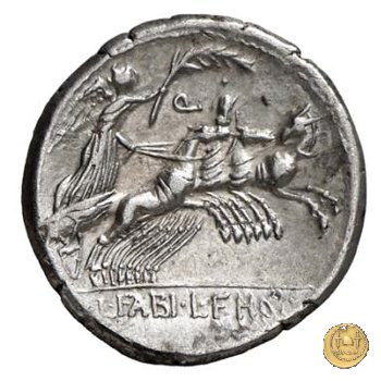 366/1 - denario C. Annius T.f.Tn. / L. Fabius L.f. Hispaniensis 82-81 BC (Nord Italia)