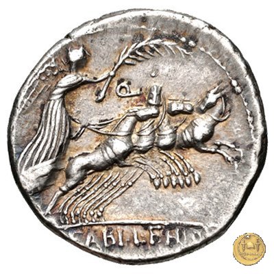 366/1 - denario C. Annius T.f.Tn. / L. Fabius L.f. Hispaniensis 82-81 BC (Nord Italia)
