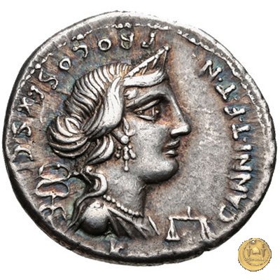 366/1 - denario C. Annius T.f.Tn. / L. Fabius L.f. Hispaniensis 82-81 a.C. (Nord Italia)