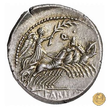 366/2 - denario C. Annius T.f.Tn. / L. Fabius L.f. Hispaniensis 82-81 BC (Nord Italia)