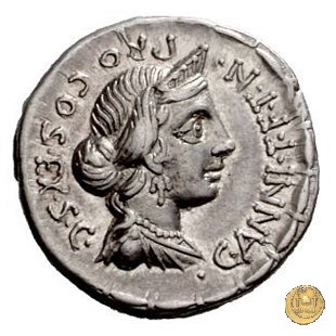 366/2 - denario C. Annius T.f.Tn. / L. Fabius L.f. Hispaniensis 82-81 BC (Nord Italia)