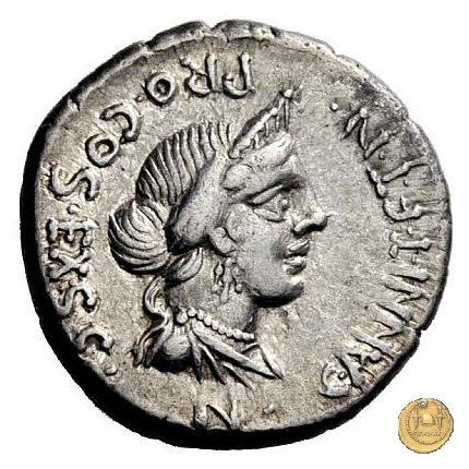 366/2 - denario C. Annius T.f.Tn. / L. Fabius L.f. Hispaniensis 82-81 BC (Nord Italia)