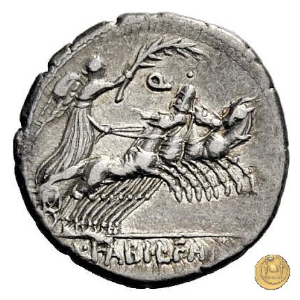 366/2 - denario C. Annius T.f.Tn. / L. Fabius L.f. Hispaniensis 82-81 BC (Nord Italia)