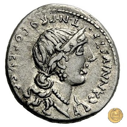 366/3 - denario C. Annius T.f.Tn. / L. Fabius L.f. Hispaniensis 82-81 a.C. (Nord Italia)