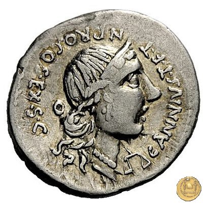 366/3 - denario C. Annius T.f.Tn. / L. Fabius L.f. Hispaniensis 82-81 BC (Nord Italia)