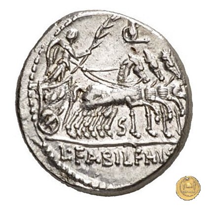 366/3 - denario C. Annius T.f.Tn. / L. Fabius L.f. Hispaniensis 82-81 BC (Nord Italia)