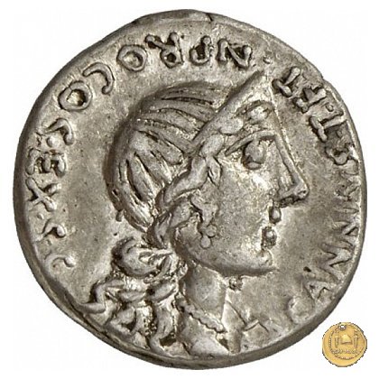 366/3 - denario C. Annius T.f.Tn. / L. Fabius L.f. Hispaniensis 82-81 BC (Nord Italia)