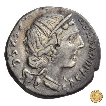 366/4 - denario C. Annius T.f.T.n. / C. Tarquitius P.f. 82-81 BC (Spagna)