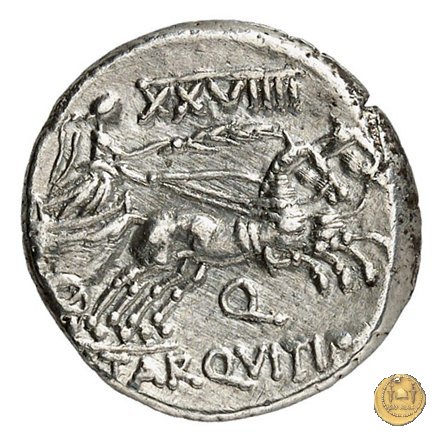 366/4 - denario C. Annius T.f.T.n. / C. Tarquitius P.f. 82-81 BC (Spagna)